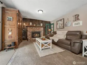Family Room with Propane Fireplace