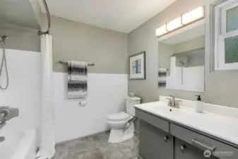 Main level bathroom.