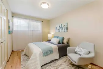 Main level second bedroom.