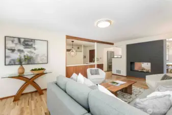 Light-filled living spaces.