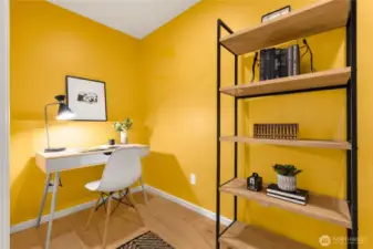 Work-from-home office space or wine room or...you decide!
