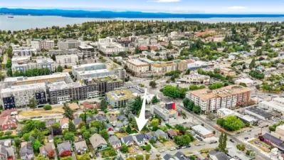 West Facing Aerial Photo