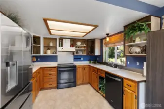 Full Kitchen with Newer Stainless Steel Appliances