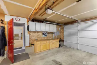 A well designed covered breezeway connects the attached two-car garage directly to the Bonus Room, offering aesthetic appeal and comfortable passage.