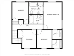 Second floor plan