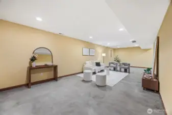 Downstairs Bedroom + Media/Bonus Room
