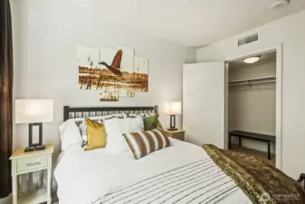 A Walk-in-closet is a MUST!
