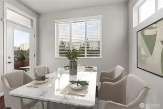 Breakfast Nook (virtually staged)