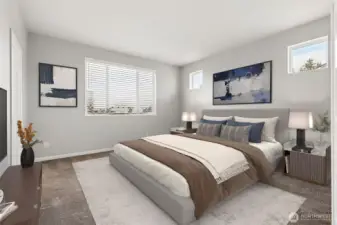 Primary Bedroom (virtually staged)