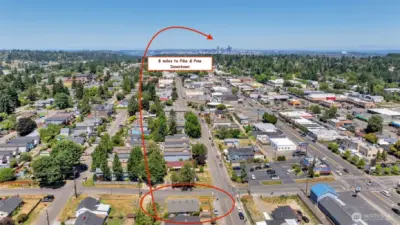 close in to downtown