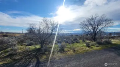 NE corner, looking south from Woodland Ave