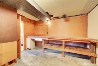 Work bench for all those home projects.