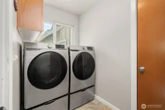 Dedicated laundry room