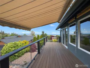 Remote controlled Awning