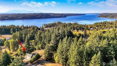 The home has a little water view of Rich Passage as well. This is the end of the tour, come have a look and you will say sold!!