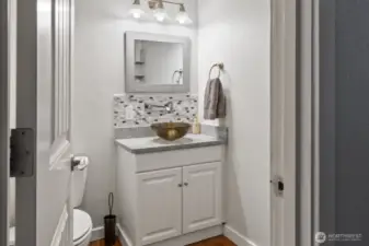 Powder room.