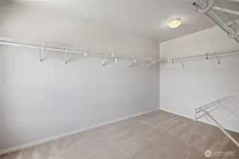 Large primary closet