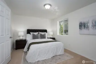 Primary suite with ensuite bath