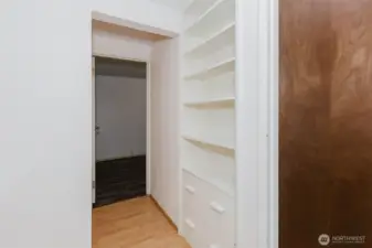 Built-ins in the living room