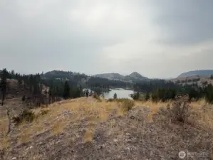 Looking SW across Albrecht Lake.