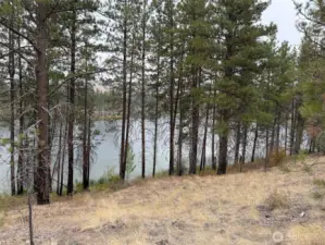 Looking west across Albrecht Lake.