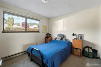 Bedroom with natural light.
