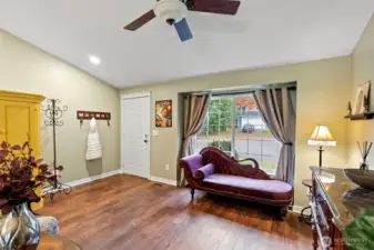 Enter into the formal living area