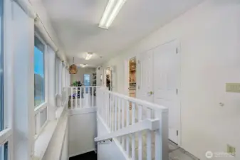 2nd Stair Case In Sunroom To Downstairs Level.