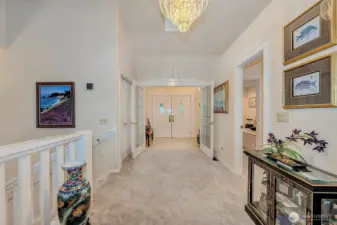 Double Doors Grand Entry w/Painted Mill Work Everywhere.