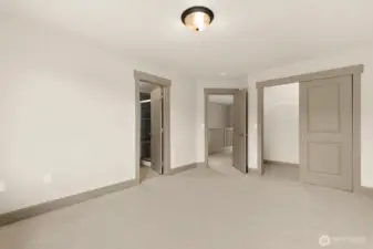 Primary Suite with ensuite bath and deep closet