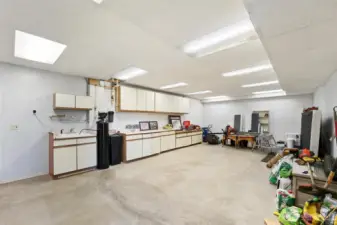 There is even a shop!  Adjacent to the 3-car garage and a half bath. A hobbyist’s dream come true.