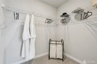 Primary closet -