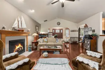 The family room is approximately 15'x25'.