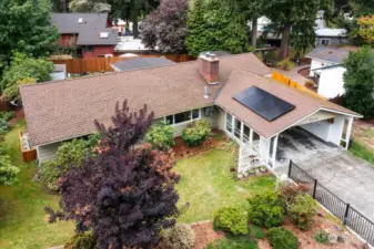 Beautiful home with solar panels!