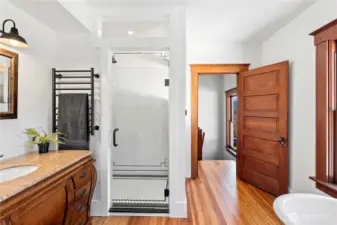 Brand new bathroom updated with historical charm.