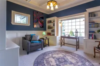 Den/ office off dining area, wonderful view from this room