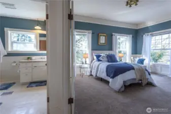 Primary bedroom & bath
