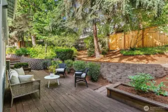 Private backyard