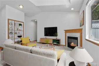 Living room (virtually staged)