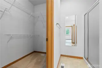 large walk-in closet