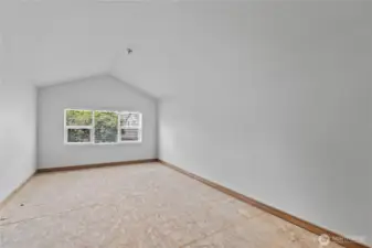 Bonus space for storage items or bonus room