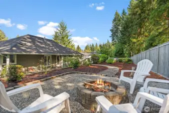 enjoy summer nights by the firepit