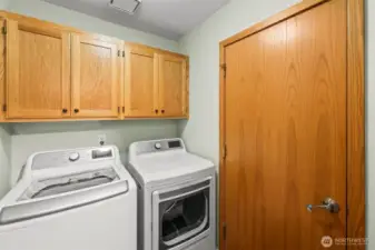 Main floor laundry room