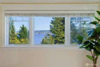 Beautiful lake views from the primary bedroom