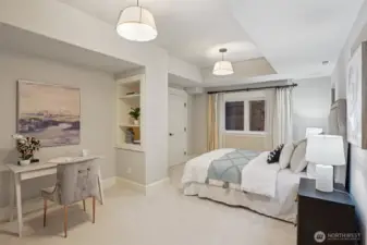 Lower level bedroom