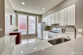Kitchen Bar Area with Light & Bright Window for Ultimate Lighting