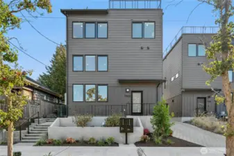 Enjoy condo living in a predominantly residential neighborhood - the best of both worlds!