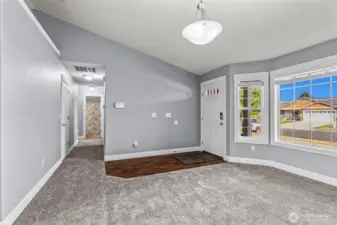 Brand new carpet in the Living Rooms and Bedrooms