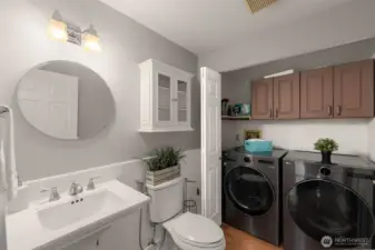 Doors open for new washer & dryer