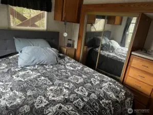 Main bedroom with lots of storage